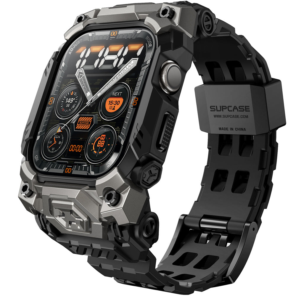 SUPCASE Apple Watch S10 46mm UB Ore 防撞保護殼錶帶,軍規防摔,TPU+PC材質,堅固耐用