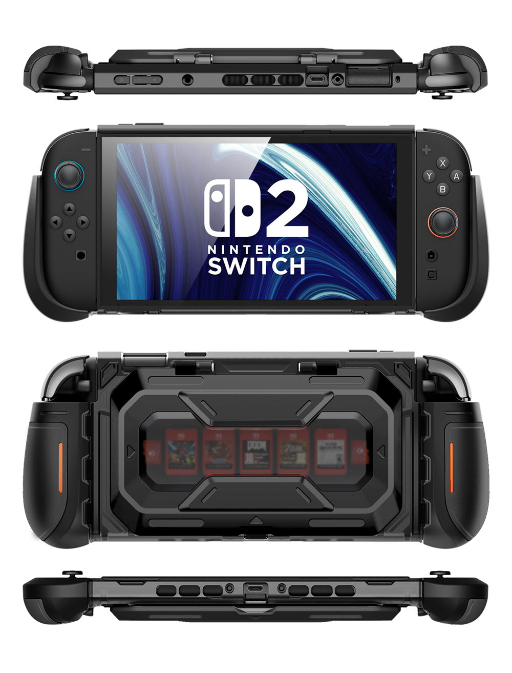 Titan Nintendo Switch 2 專用握把保護殼(含支架/卡槽)