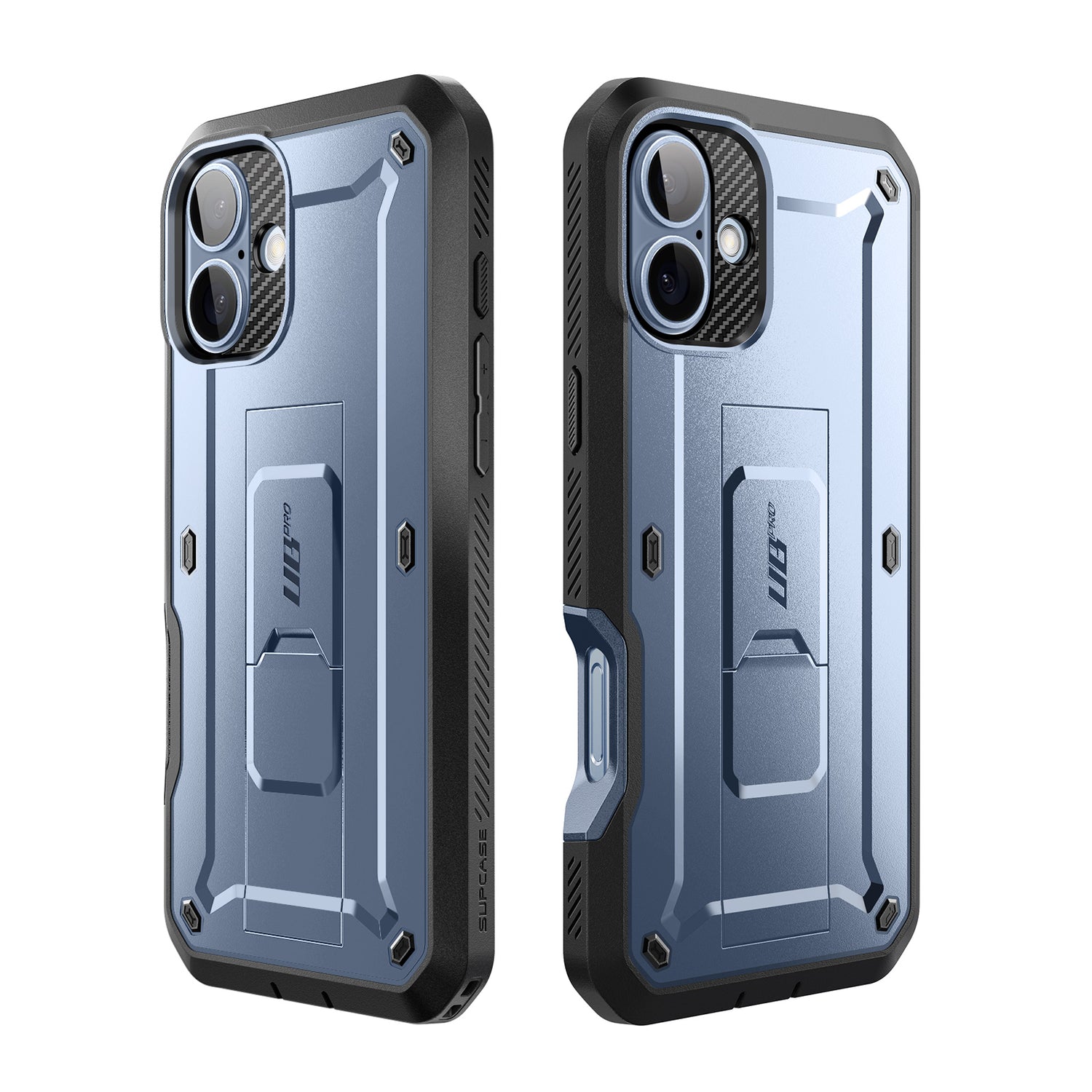 【SUPCASE】UB Pro iPhone 16全防護支架軍規防摔殼6.1吋 海洋藍