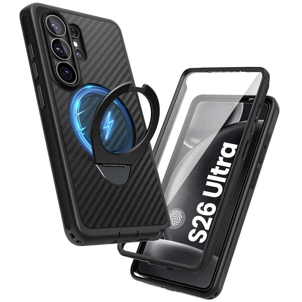 i-Blason Cosmo 軍規防摔殼 Samsung Galaxy S26 Ultra-碳纖維