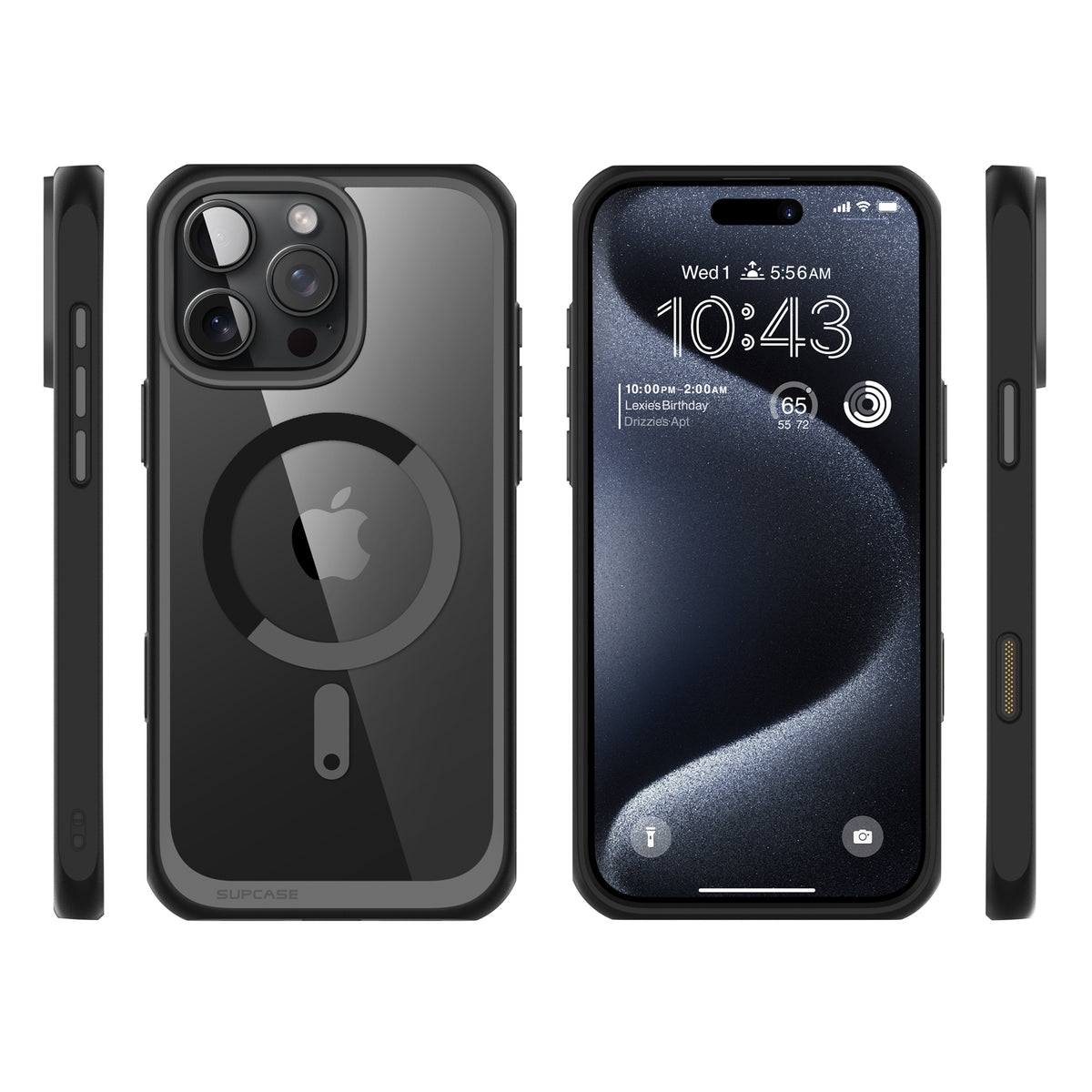 SUPCASE UB Mag 透色磁吸防摔殼 iPhone 16 Pro Max|相機按鍵-黑色 圖4