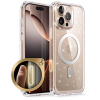 UB Mag 透色磁吸防摔殼 iPhone 16 Pro Max|相機按鍵-閃粉