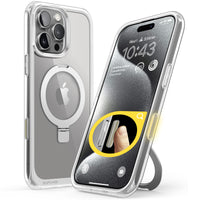 UB Mag Stand 透色磁吸支架軍規防摔殼 iPhone 16 Pro|相機按鍵-透明色