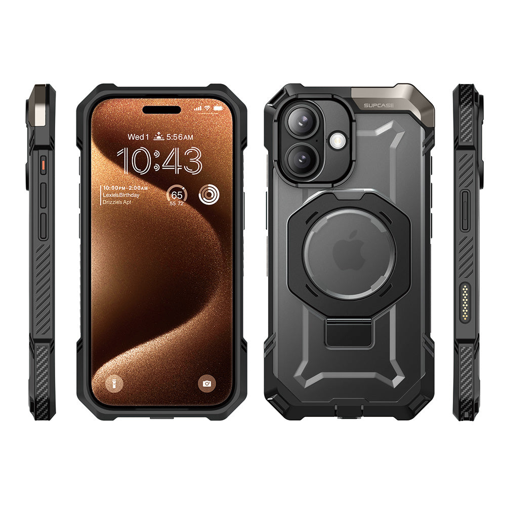 SUPCASE UB Grip 頂級磁吸支架軍規防摔殼 iPhone 17|相機按鍵-黑色 圖4