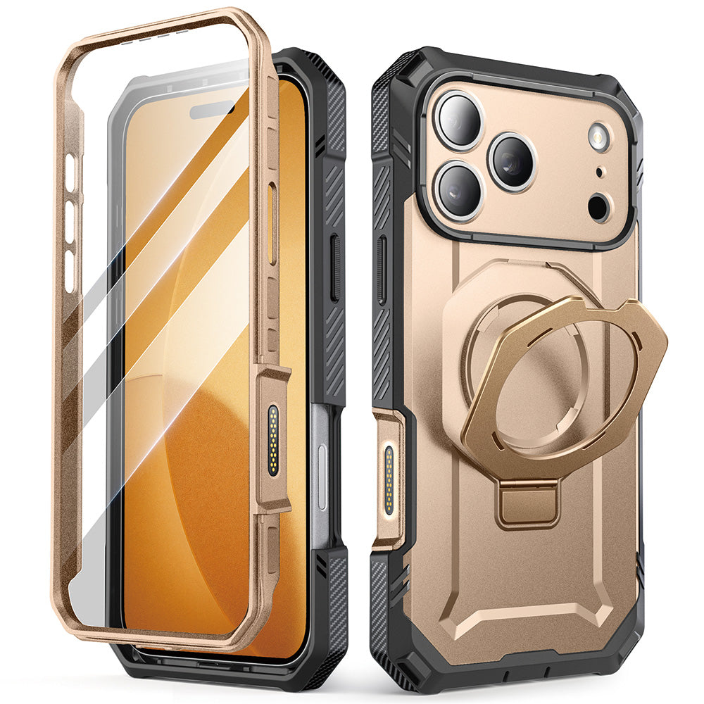 SUPCASE UB Grip Pro 極致磁吸支架軍規防摔殼 iPhone 17 Pro Max|相機按鍵-沙色 圖3