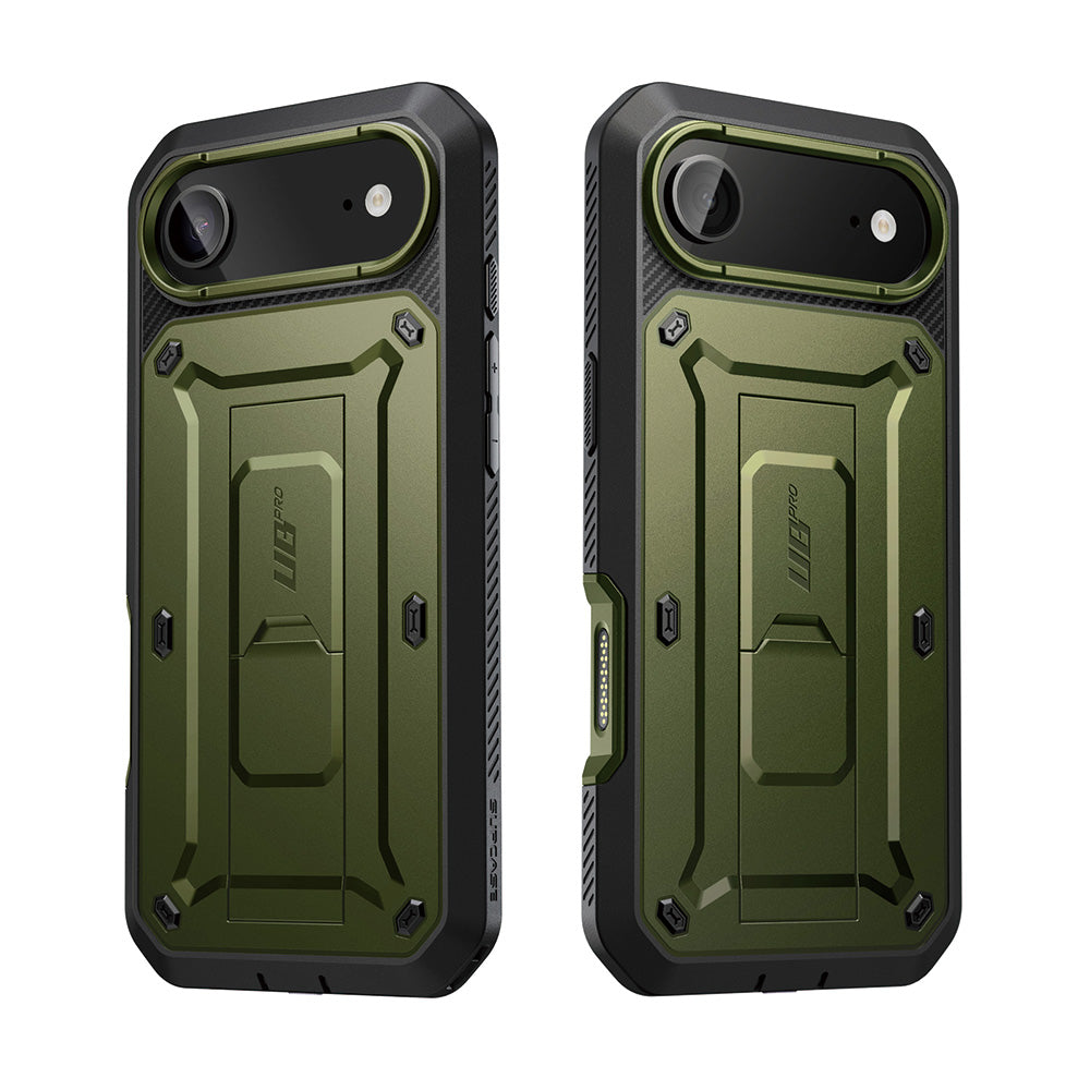 SUPCASE UB Pro 全面防護支架軍規防摔殼 iPhone Air-綠色 圖2