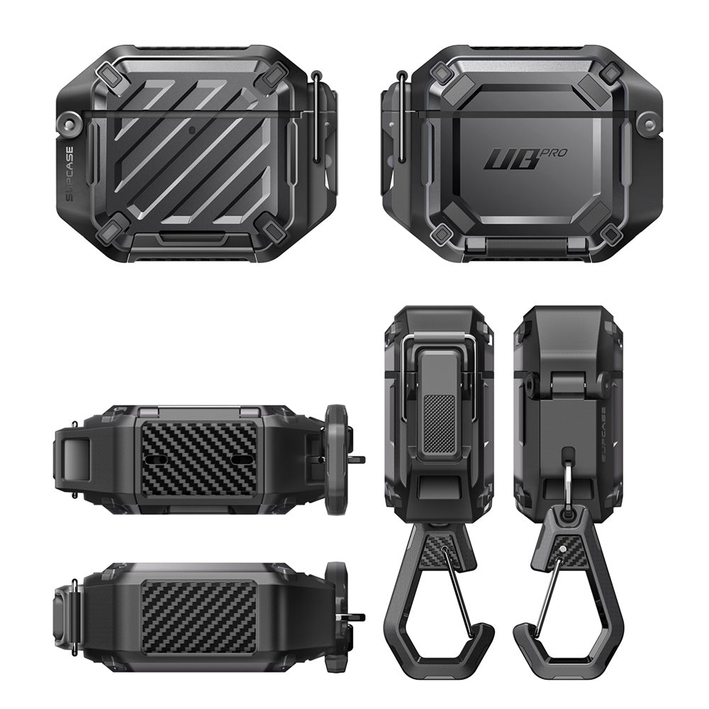 SUPCASE UB Pro 防水軍規防摔殼 AirPods 5 / AirPods 4-黑色 圖2