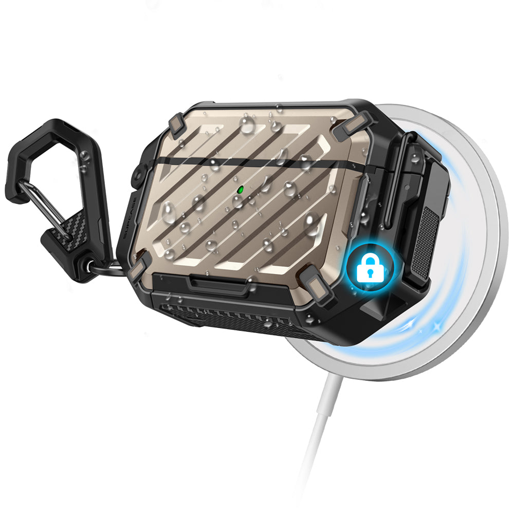 SUPCASE 防水硬殼保護殼 AirPods Pro 3 (2025)-沙色