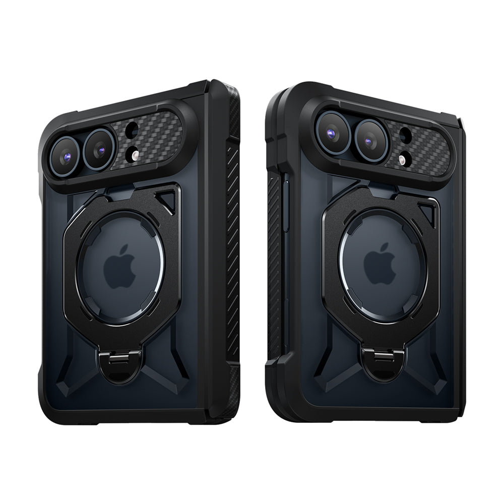 SUPCASE UB Grip 頂級磁吸支架軍規防摔殼 iPhone Duo-黑色