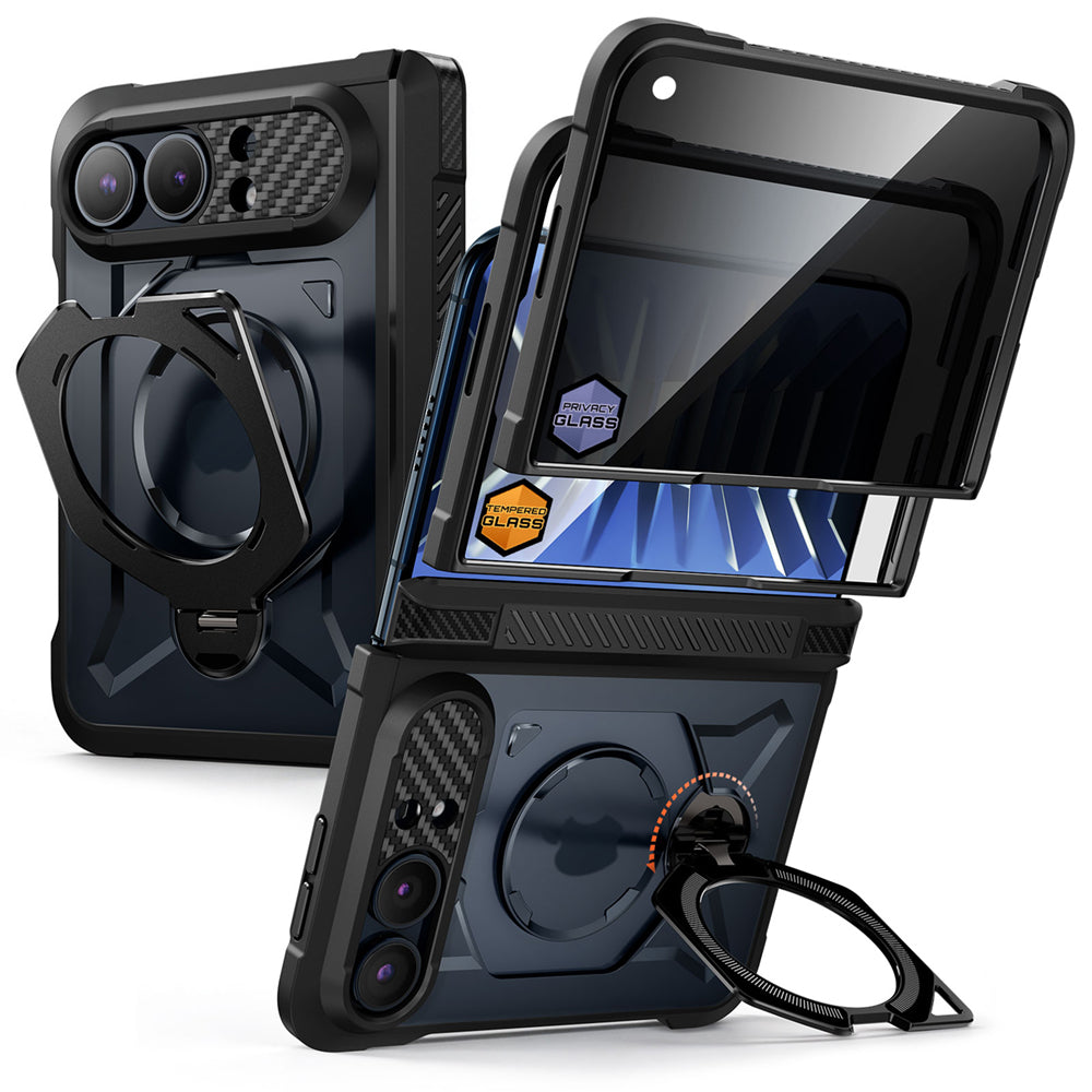 SUPCASE UB Grip 頂級磁吸支架軍規防摔殼 iPhone Duo-黑色 圖5