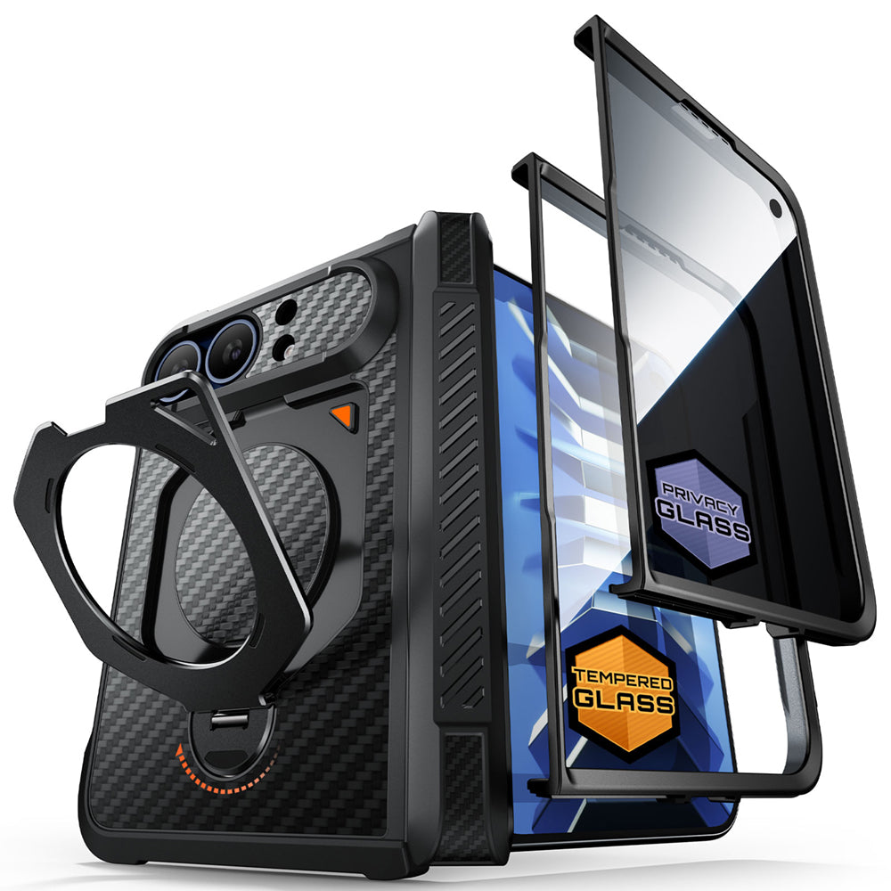 SUPCASE UB Grip 頂級磁吸支架軍規防摔殼 iPhone Duo-碳纖維 圖2