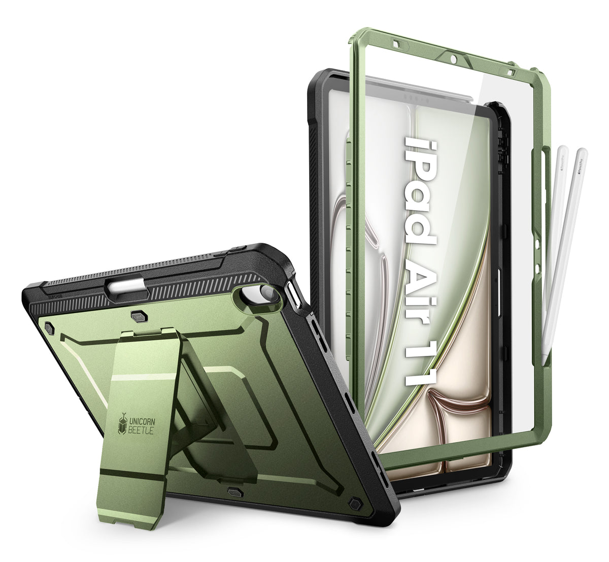 SUPCASE UB Pro 筆槽防摔保護殼 iPad Air 11吋 (2025/2024)-綠色 圖2