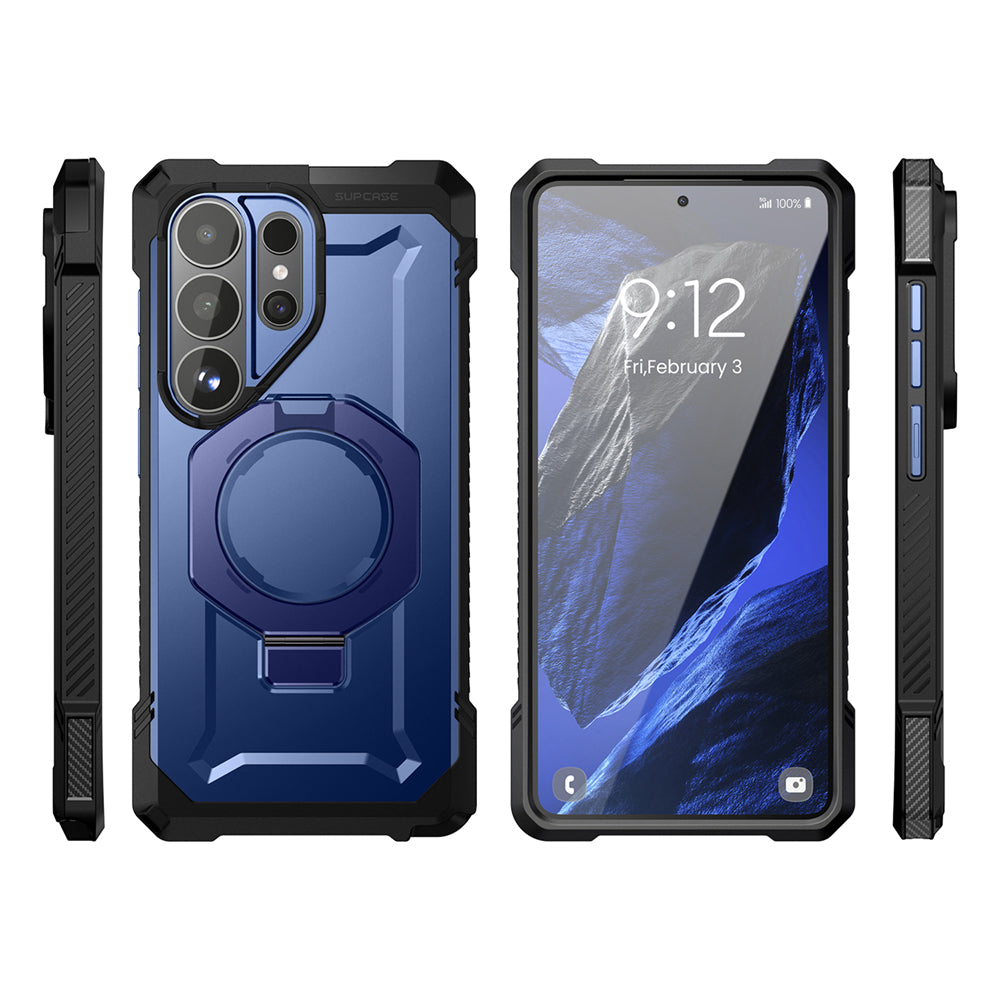 SUPCASE UB Grip 頂級磁吸支架軍規防摔殼 Samsung Galaxy S26 Ultra-藍色 圖3