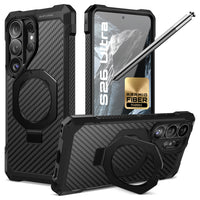 UB Grip 頂級磁吸支架軍規防摔殼 Samsung Galaxy S26 Ultra-碳纖維