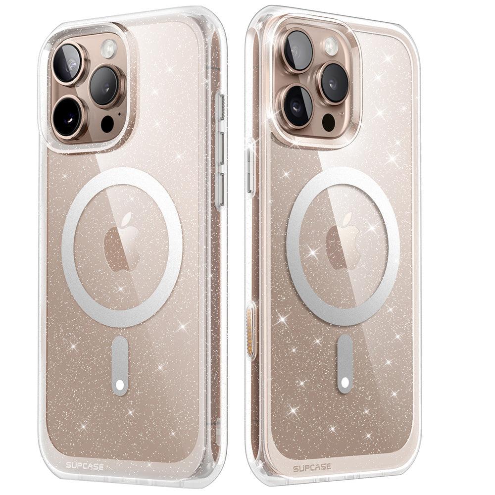 SUPCASE UB Mag 幽靈甲 iPhone 16 Pro系列 透色磁吸防摔殼 閃粉色