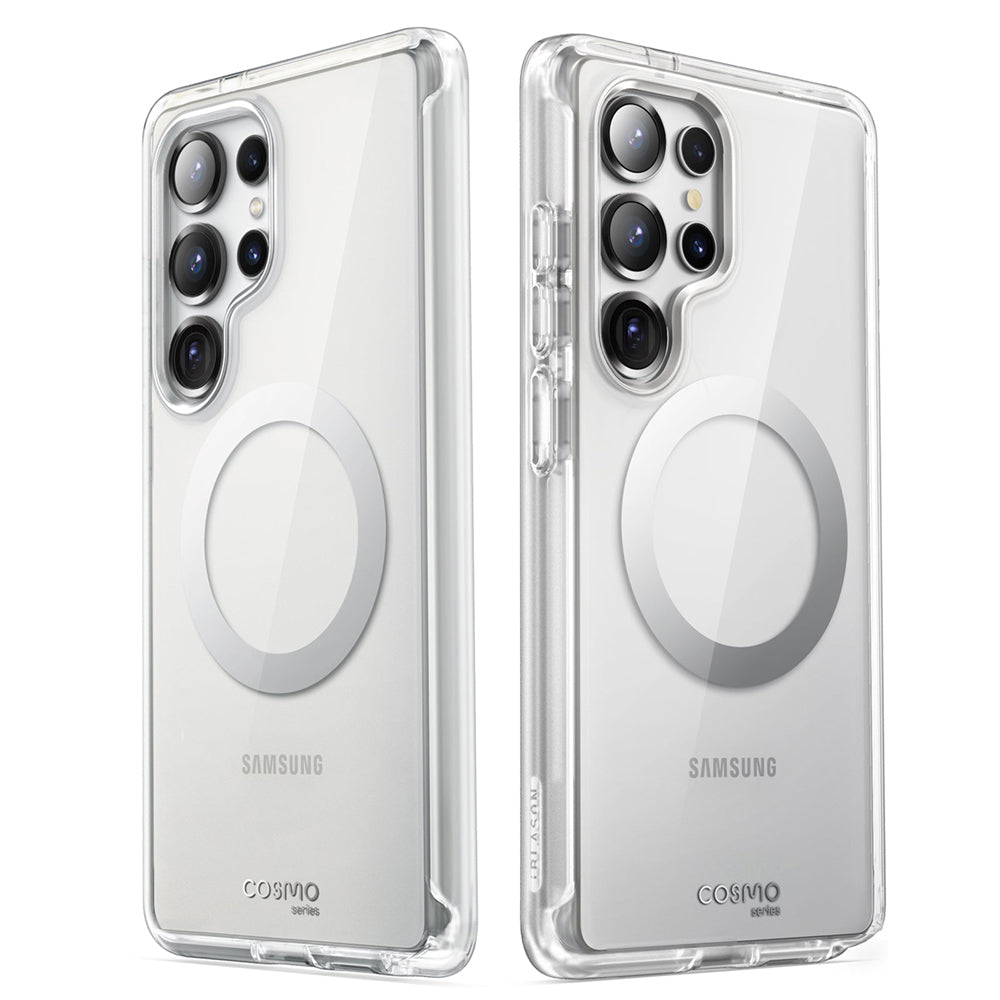 i-Blason Cosmo Samsung Galaxy S25 Ultra 5G 軍規防摔殼,透明色,帶 S Pen 開孔。