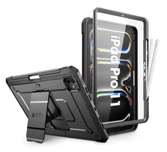 SUPCASE 2024 iPad Pro 13吋 UB Pro 防摔殼 筆槽防摔保護殼，軍規級防護，內建Apple Pencil Pro收納槽，多角度支架 黑色