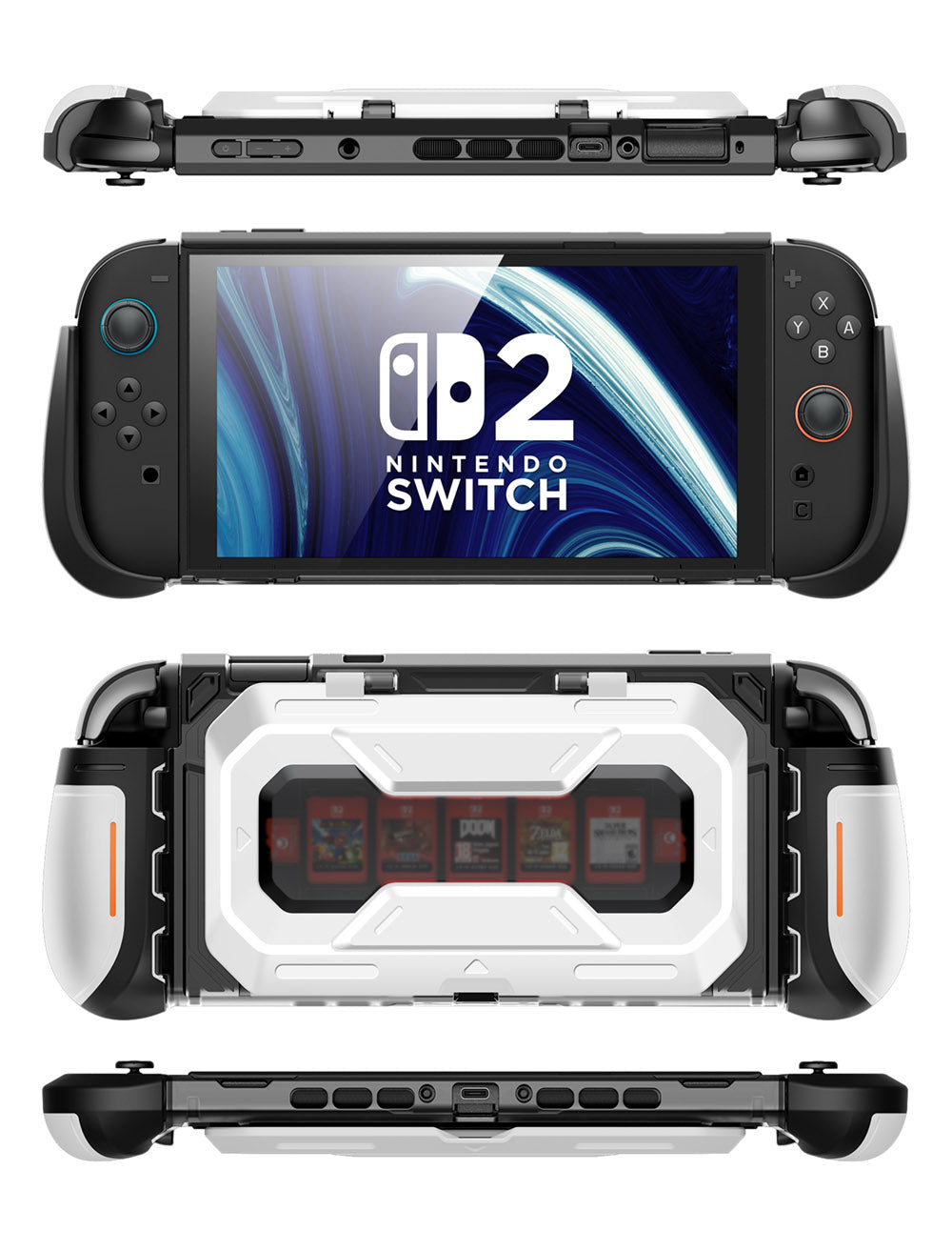 Titan Nintendo Switch 2 專用握把保護殼（含支架/卡槽）