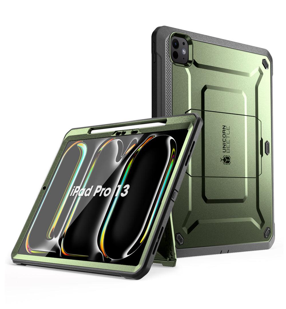 SUPCASE 2024 iPad Pro 11 吋 / 13 吋 UB Pro 防摔保護殼｜內建筆槽｜耐衝擊支架式設計 綠色