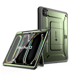 SUPCASE 2024 iPad Pro 11 吋 / 13 吋 UB Pro 防摔保護殼｜內建筆槽｜耐衝擊支架式設計 綠色
