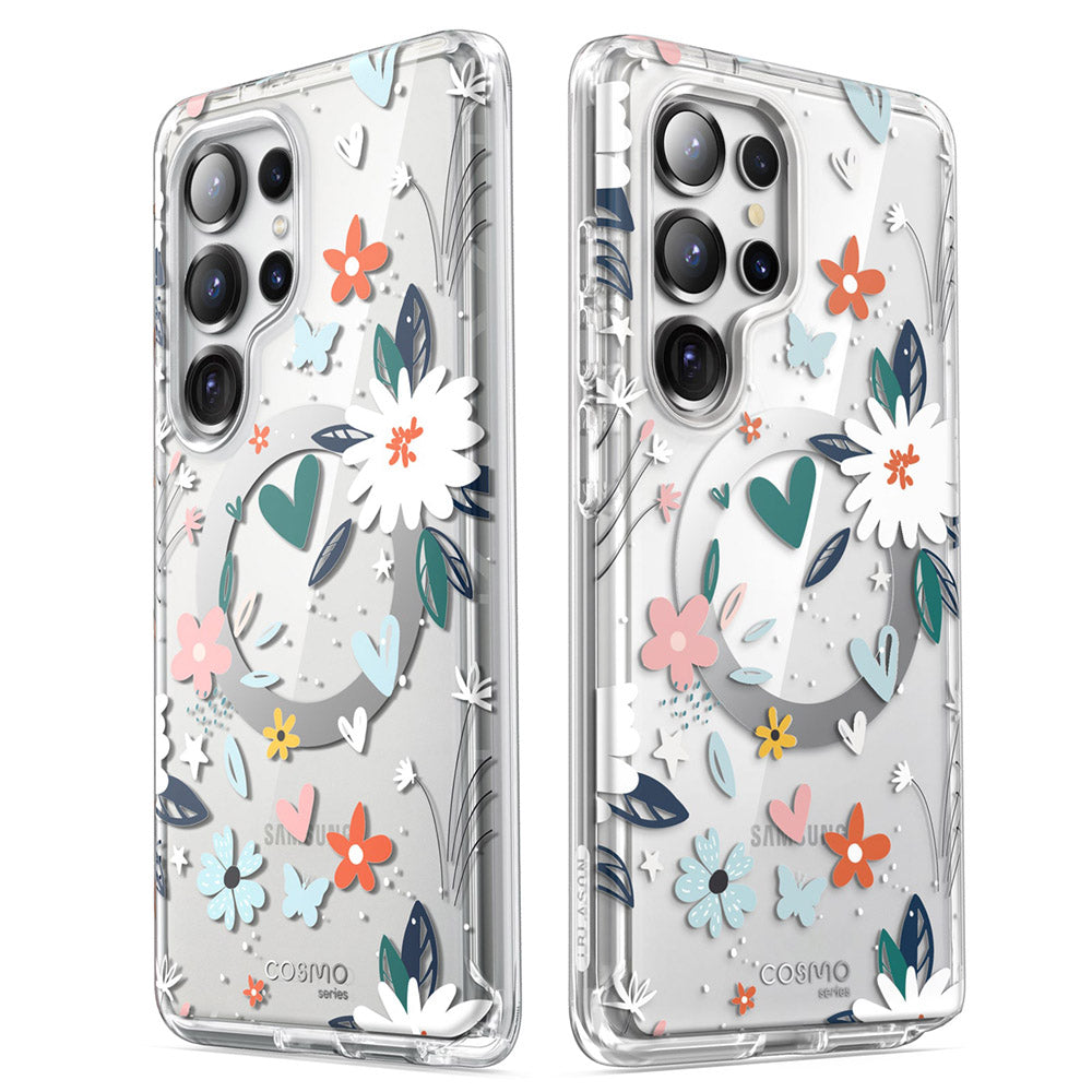 i-Blason Cosmo Samsung Galaxy S25 Ultra 5G 軍規防摔殼,彩繪款,帶 S Pen 開孔。