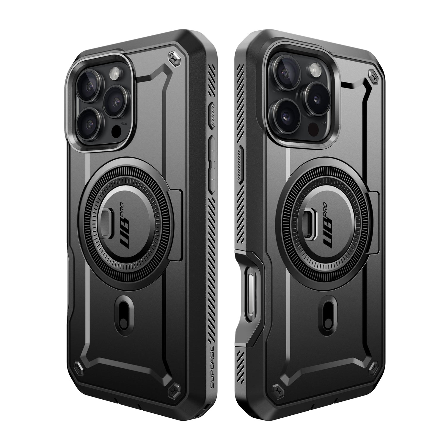 SUPCASE UB Pro Mag iPhone 16 Pro Max 6.9吋 全面防護磁吸支架軍規防摔殼 黑