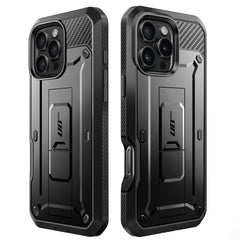 【SUPCASE】UB Pro iPhone 16 Pro Max 全防護支架軍規防摔殼6.8吋 黑
