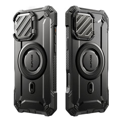SUPCASE UB Mag XT探索者 iPhone 16 系列 軍規防摔殼，附鏡頭蓋支架，型號 CS2 黑色