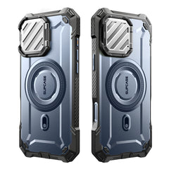 SUPCASE UB Mag XT探索者 iPhone 16 系列 軍規防摔殼，附鏡頭蓋支架，型號 CS2 海洋藍