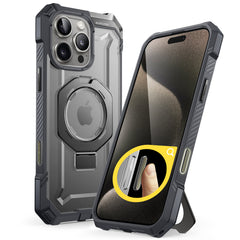 SUPCASE UB Grip iPhone 16 Pro Max 軍規防摔殼，附帶磁吸支架和相機按鍵-灰色