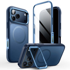 i-Blason 附支架軍規防摔手機殼 iPhone 17 Pro－天藍 圖3