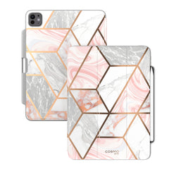 i-Blason Cosmo 三折支架保護殼 iPad Pro 11吋 (2024)－大理石 圖2