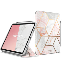 i-Blason Cosmo 三折支架保護殼 iPad Pro 11吋 (2024)－大理石