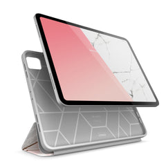 i-Blason Cosmo 三折支架保護殼 iPad Pro 11吋 (2024)－大理石 圖4