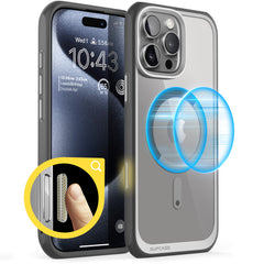 SUPCASE UB Mag 透色磁吸防摔殼 iPhone 16 Pro｜相機按鍵－灰色 圖3