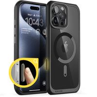 UB Mag 透色磁吸防摔殼 iPhone 16 Pro Max｜相機按鍵－黑色