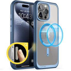 SUPCASE UB Mag 透色磁吸防摔殼 iPhone 16 Pro Max｜相機按鍵－天藍 圖3