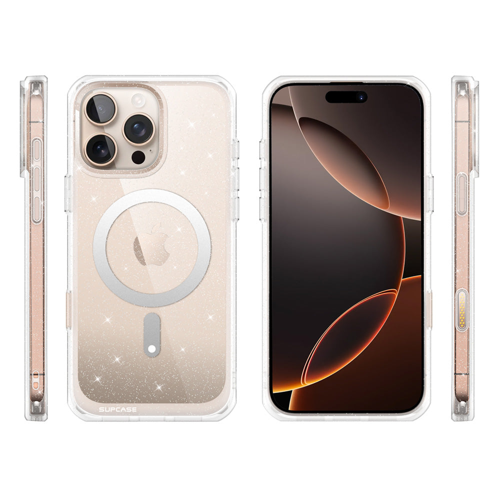 SUPCASE UB Mag 透色磁吸防摔殼 iPhone 16 Pro Max｜相機按鍵－閃粉 圖4