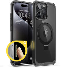 SUPCASE UB Mag Stand 透色磁吸支架軍規防摔殼 iPhone 16 Pro Max｜相機按鍵－黑色 圖3