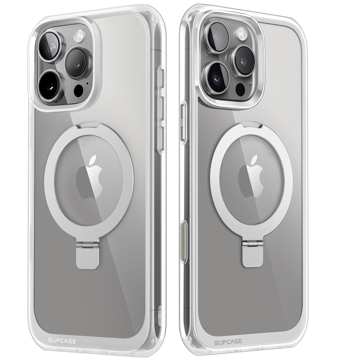SUPCASE UB Mag Stand 透色磁吸支架軍規防摔殼 iPhone 16 Pro Max｜相機按鍵－透明色 圖3