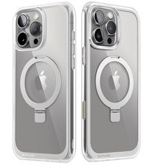 SUPCASE UB Mag Stand 透色磁吸支架軍規防摔殼 iPhone 16 Pro Max｜相機按鍵－透明色 圖3