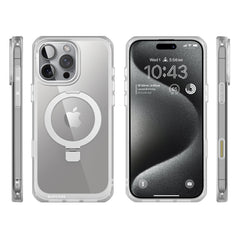 SUPCASE UB Mag Stand 透色磁吸支架軍規防摔殼 iPhone 16 Pro Max｜相機按鍵－透明色 圖5