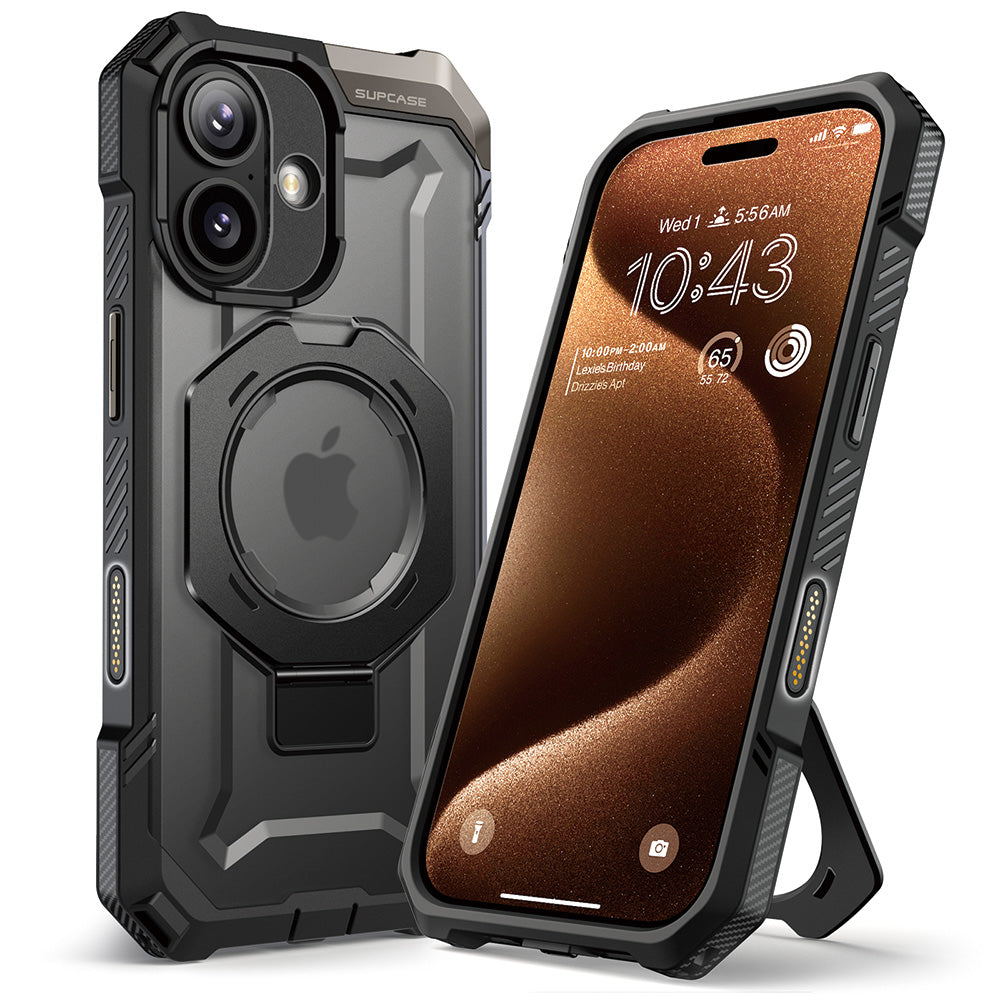 SUPCASE UB Grip 頂級磁吸支架軍規防摔殼 iPhone 17｜相機按鍵－黑色 圖3