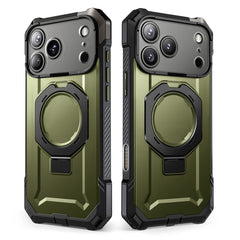 SUPCASE UB Grip 頂級磁吸支架軍規防摔殼 iPhone 17 Pro｜相機按鍵－綠色 圖2