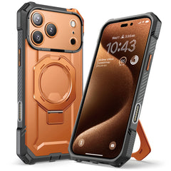 SUPCASE UB Grip 頂級磁吸支架軍規防摔殼 iPhone 17 Pro｜相機按鍵－橘色 圖3
