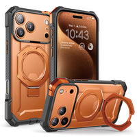 UB Grip 頂級磁吸支架軍規防摔殼 iPhone 17 Pro｜相機按鍵－橘色