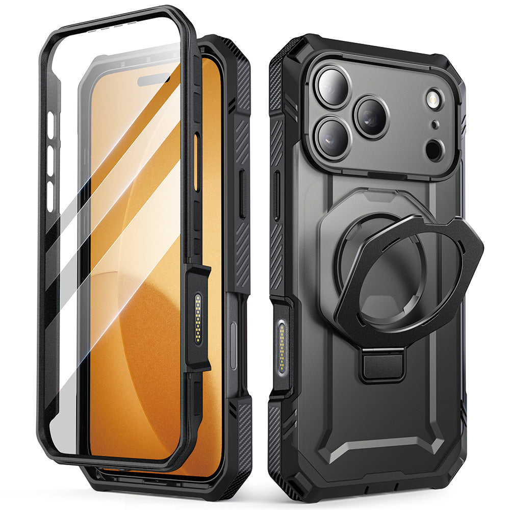 SUPCASE UB Grip Pro 極致磁吸支架軍規防摔殼 iPhone 17 Pro｜相機按鍵－黑色 圖3