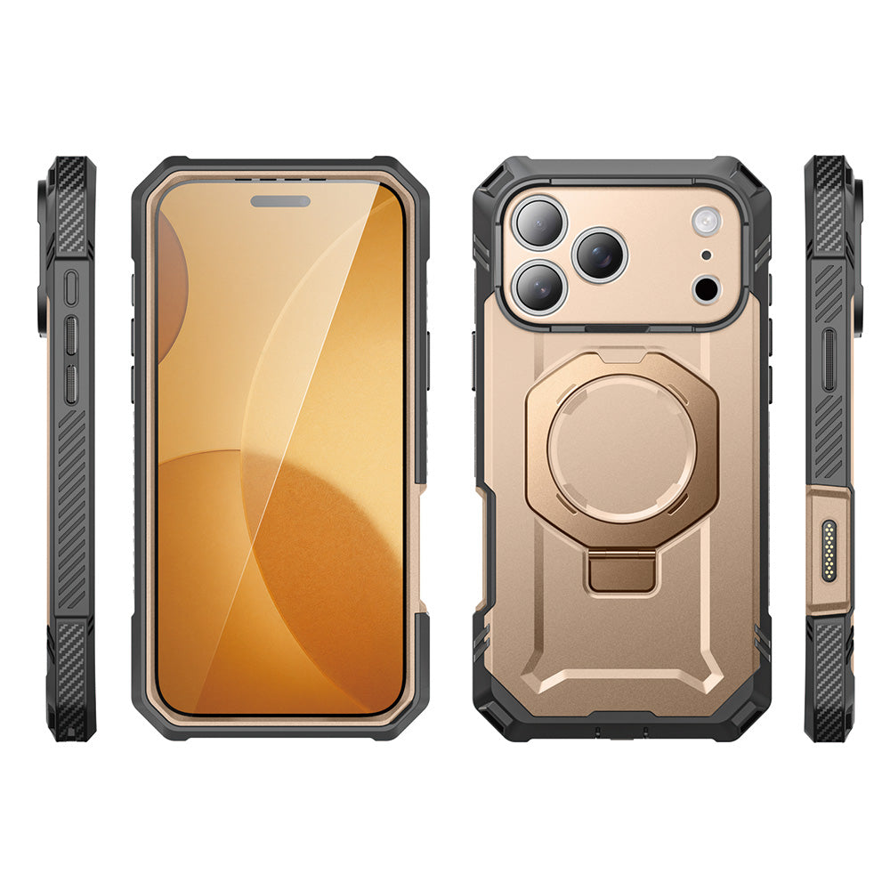 SUPCASE UB Grip Pro 極致磁吸支架軍規防摔殼 iPhone 17 Pro｜相機按鍵－沙色 圖5