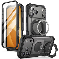 SUPCASE UB Grip Pro 極致磁吸支架軍規防摔殼 iPhone 17 Pro Max｜相機按鍵－黑色 圖4