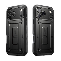SUPCASE UB Pro 全面防護支架軍規防摔殼 iPhone 17 Pro－黑色 圖2